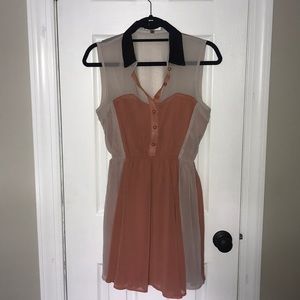 Papaya tank top dress
